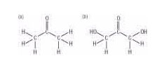 Acetone and dihydroxyacetone