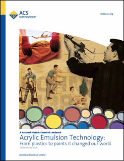 "Acrylic Emulsion Technology: From plastics to paints, it changed our world” commemorative booklet