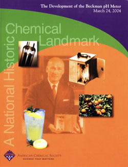 “The Development of the Beckman pH Meter” commemorative booklet