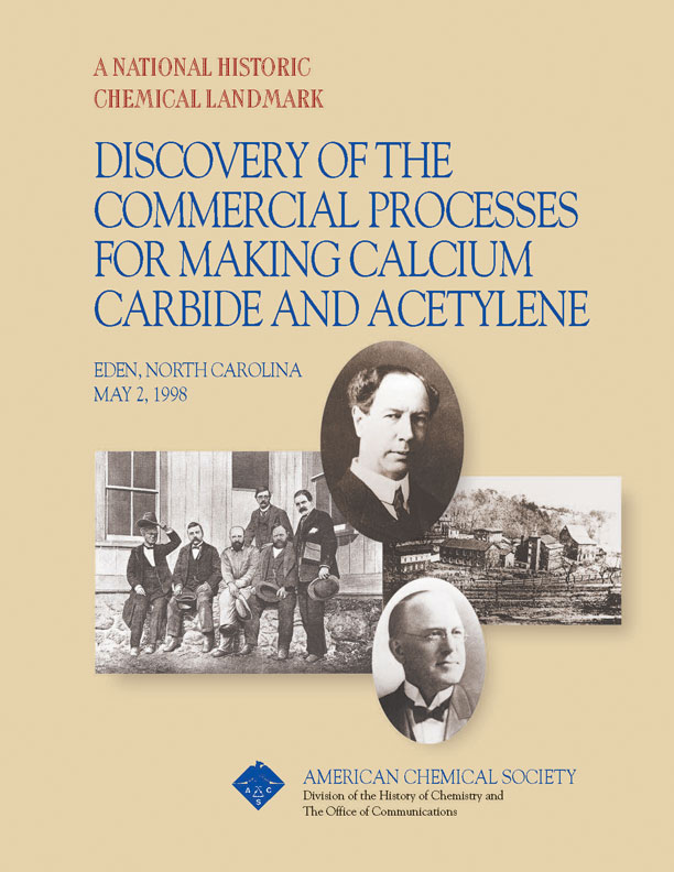 “Discovery of the Commercial Processes for Making Calcium Carbide and Acetylene” commemorative booklet