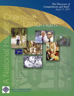 “The Discovery of Camptothecin and Taxol” commemorative booklet