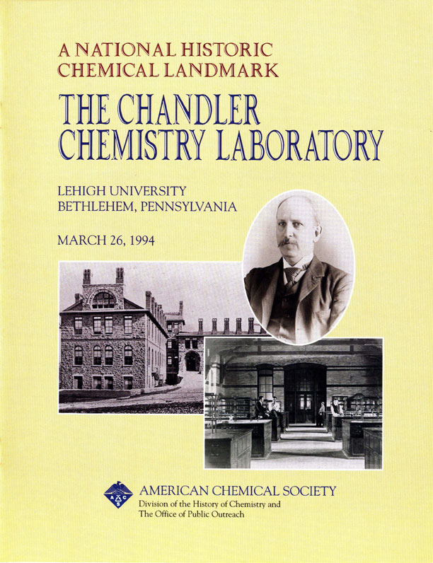 “The Chandler Chemistry Laboratory” commemorative booklet