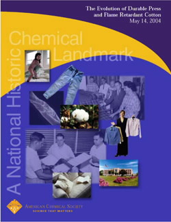 “The Evolution of Durable Press and Flame Retardant Cotton” commemorative booklet 