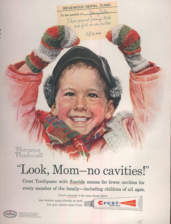 1958 ad for Crest