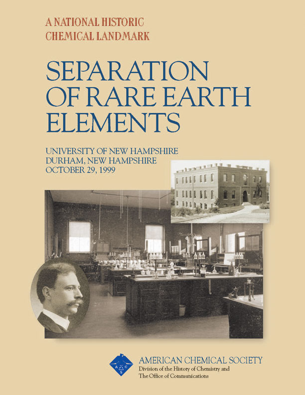 “Separation of Rare Earth Elements” commemorative booklet