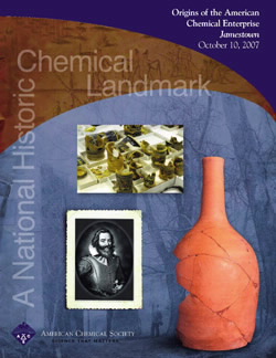 Origins of the American Chemical Enterprise Jamestown commemorative booklet 