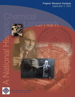 “Polymer Research Institute” commemorative booklet