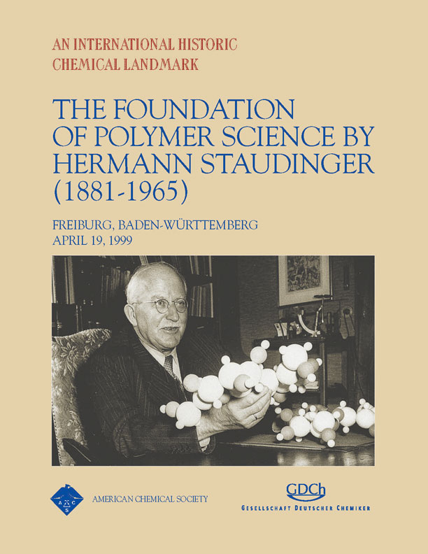 “The Foundation of Polymer Science by Hermann Staudinger (1881-1965)” commemorative booklet 