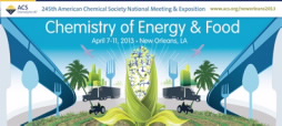 ACS's 245th National Meeting & Exposition "Chemistry of Energy & Food" graphic