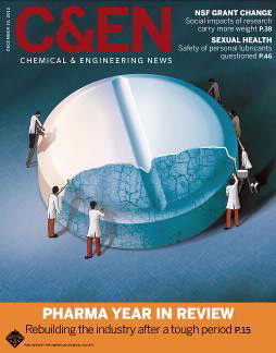 Cover of C&EN magazine Dec 10, 2012 issue