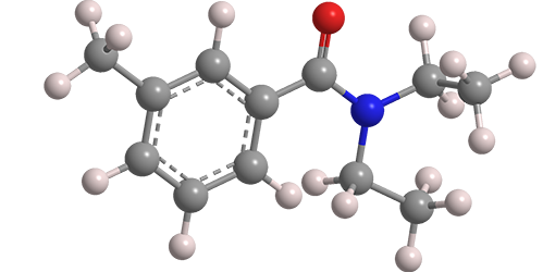 3D Image of N,N-Diethyl-m-toluamide (DEET)