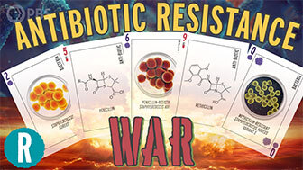 The antibiotic resistance war image