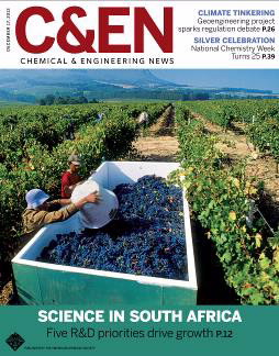 cover of C&EN magazine December 17, 2012 issue