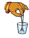 Pulling "Worm" out of cup
