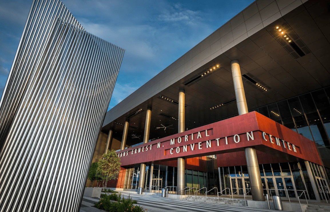 Outside of the New Orleans Convention Center