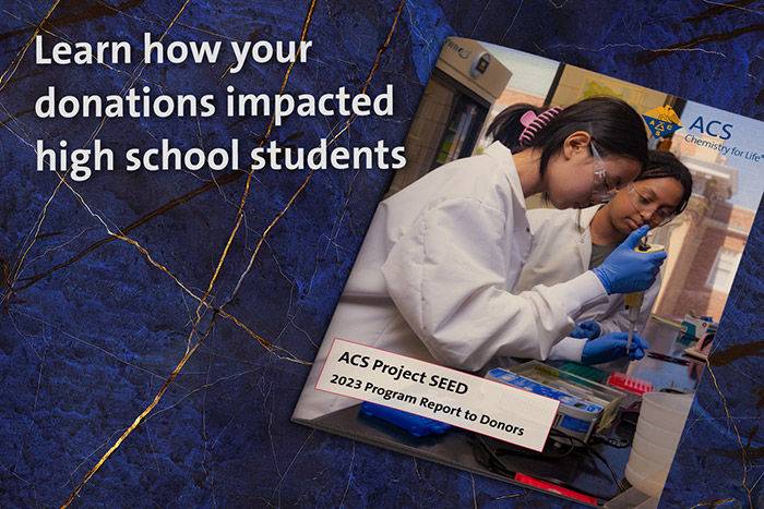 Learn how your donations impacted high school students. Download the 2023 Project SEED Donor Report.