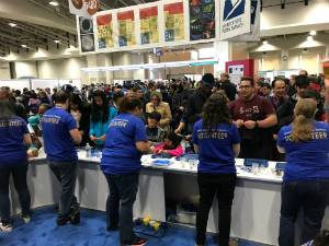 Volunteers at 2018 USA Science & Engineering Festival 