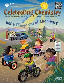 Celebratring Chemistry magazine cover - the buzz about bugs