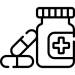 Icon illustration of medicine