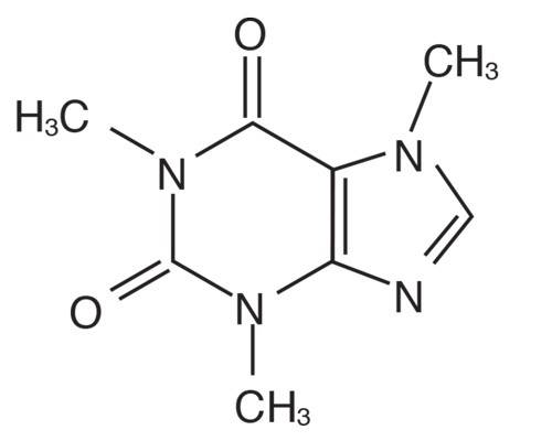 caffeine molecular structure