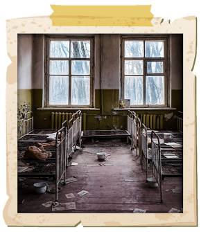 chernobyl abandoned beds