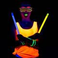 Person holding glowsticks
