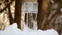 water freezing video