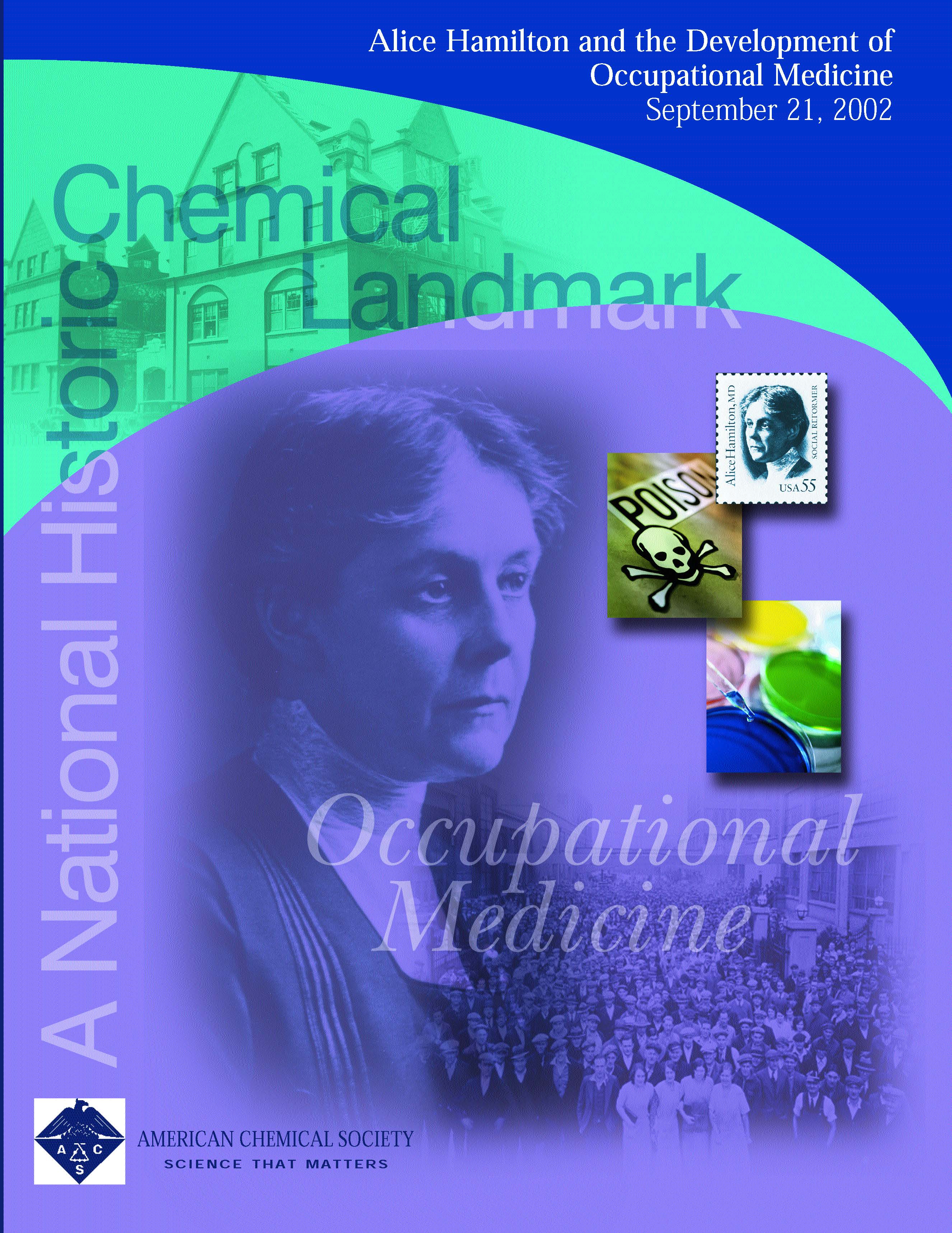 “Alice Hamilton and the Development of Occupational Medicine” commemorative booklet 