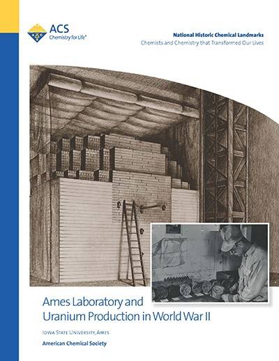 Ames Laboratory and Uranium Production in World War II Landmark booklet cover with link to pdf of booklet
