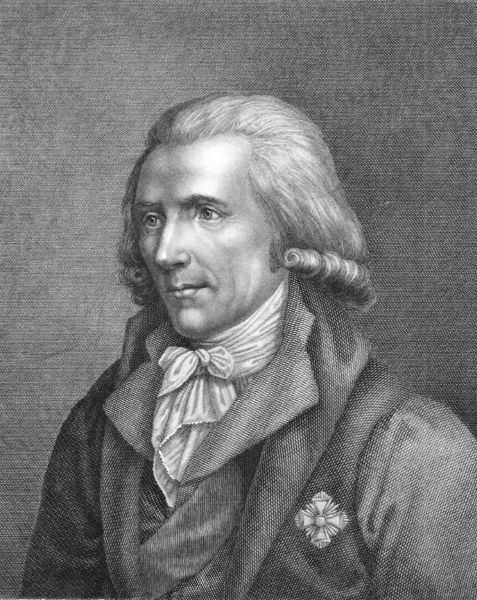 Illustrated portrait of Benjamin Thompson