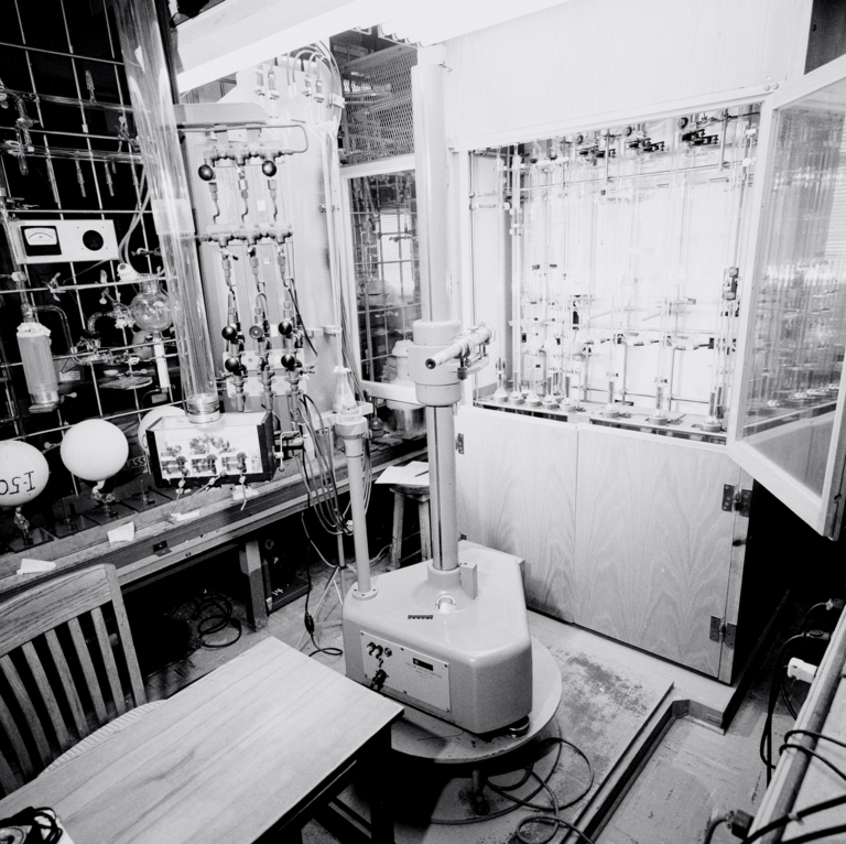 Charles Keeling's laboratory at Scripps