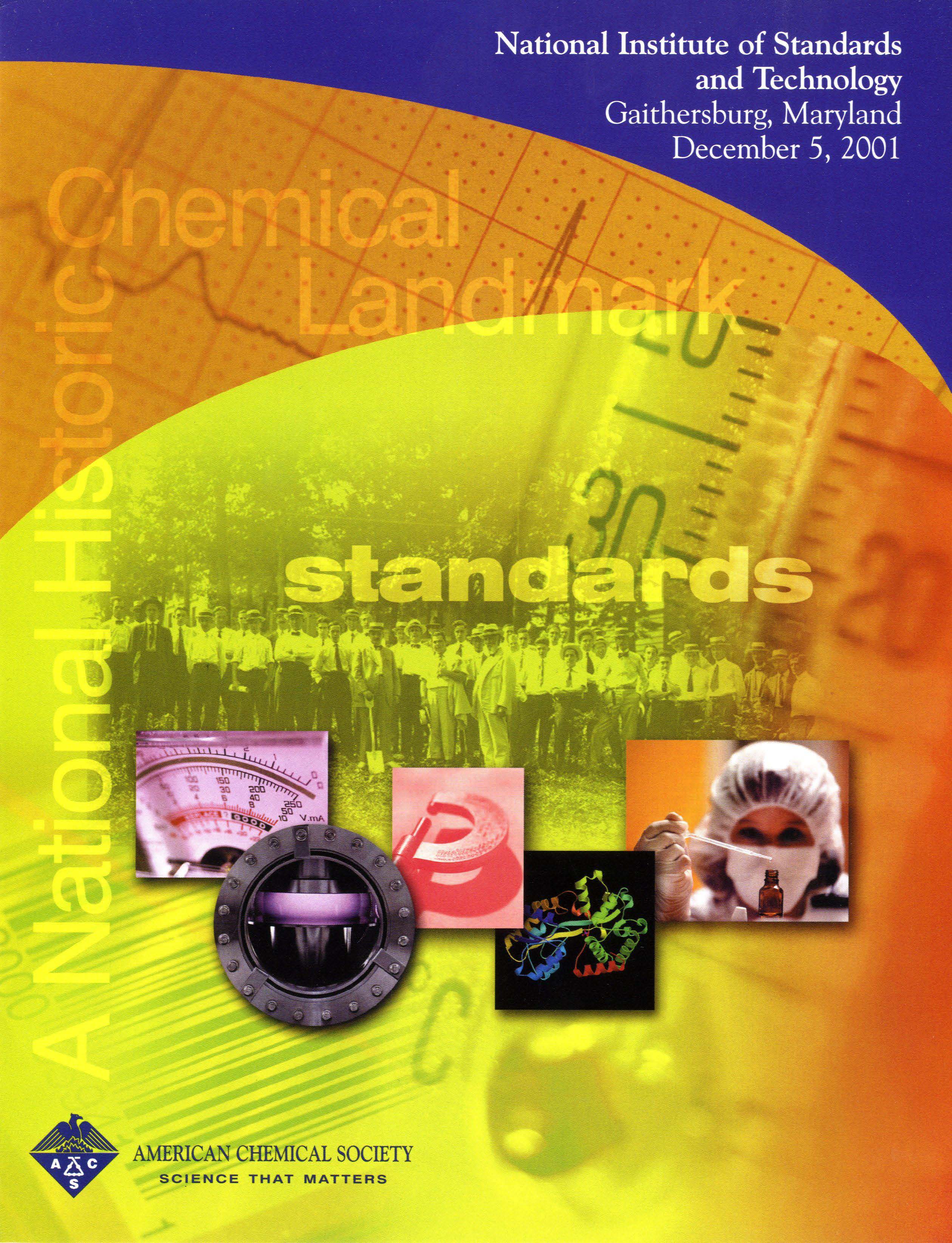 “National Institute of Standards and Technology” commemorative booklet