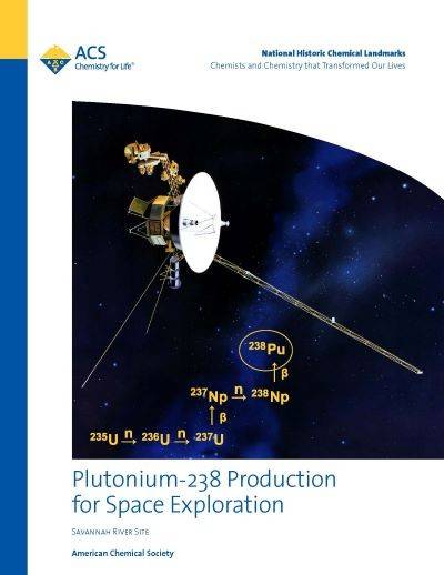 Plutonium-238 Landmark booklet cover with link to pdf of booklet