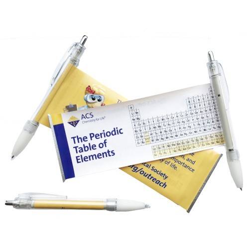 Periodic Table Scroll Pens, ACS Store