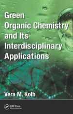 Green background with title Green Organic Chemistry and Its Interdisciplinary Applications