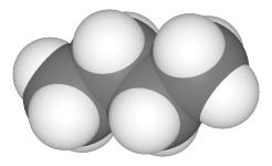 Butane molecule