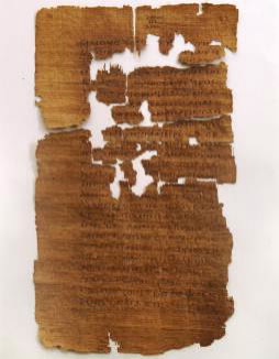 A page from the Gospel of Judas.