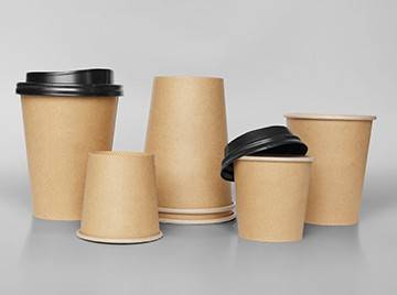 Several plastic-lined cardboard cups designed for hot liquids