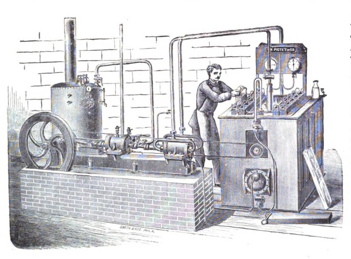 Dr. H. Endemann presenting the first scientific paper before the American Chemical Society