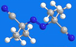 3D Image of 2,2'-Azobis(isobutyronitrile)