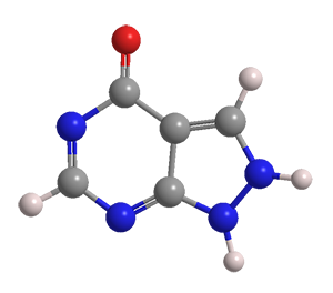 3D Image of Allopurinol