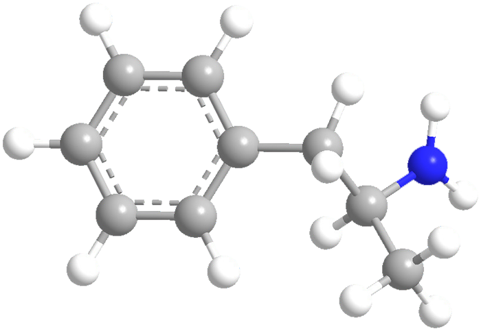 3D Image of Amphetamine