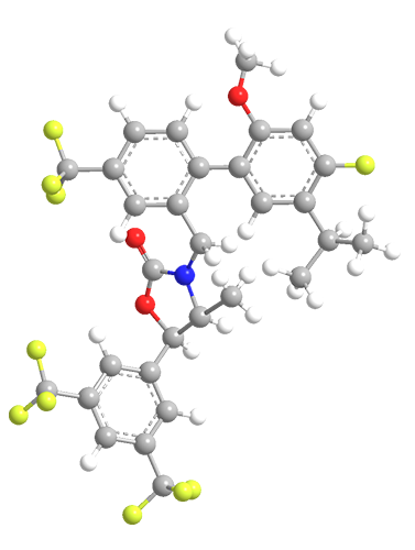 3D Image of Anacetrapib and Evacetrapib