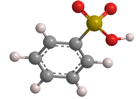 3D Image of Benzenesulfonic acid
