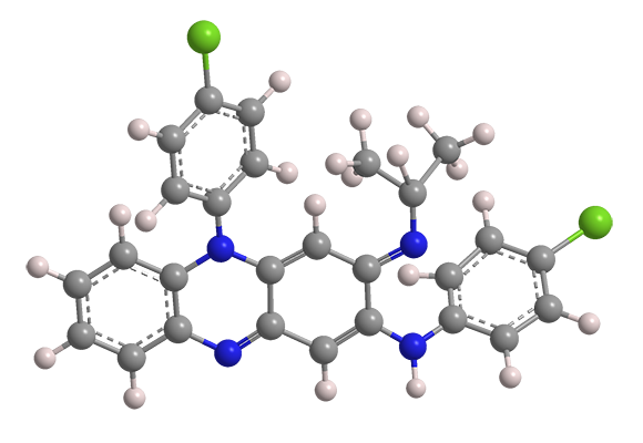 3D Image of Clofazimine 
