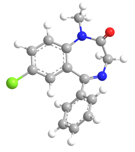 3D Image of Diazepam