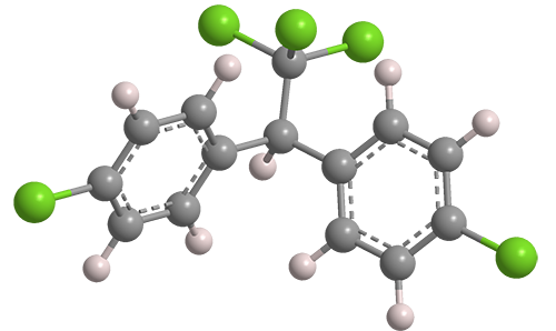 3D Image of Dichlorodiphenyltrichloroethane