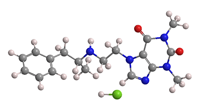 3D Image of Fenethylline hydrochloride