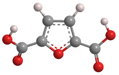 3D Image of 2,5-Furandicarboxylic acid