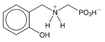 Image of 2-Hydroxybenzylalanine (HBA) and 2-hydroxybenzylaminomethylphosphonic acid (HBAMPA)